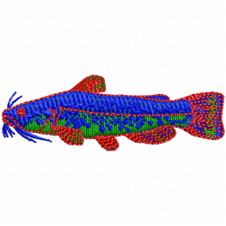 Fishes Embroidery Design 1 Fishes Embroidery Design 1